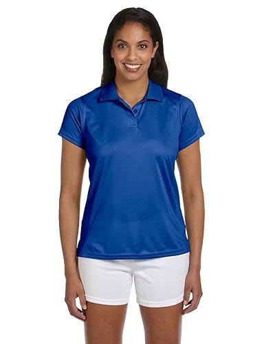 Ladies 4 oz Polytech Polo - WHITE - S(D0102H76NDP)
