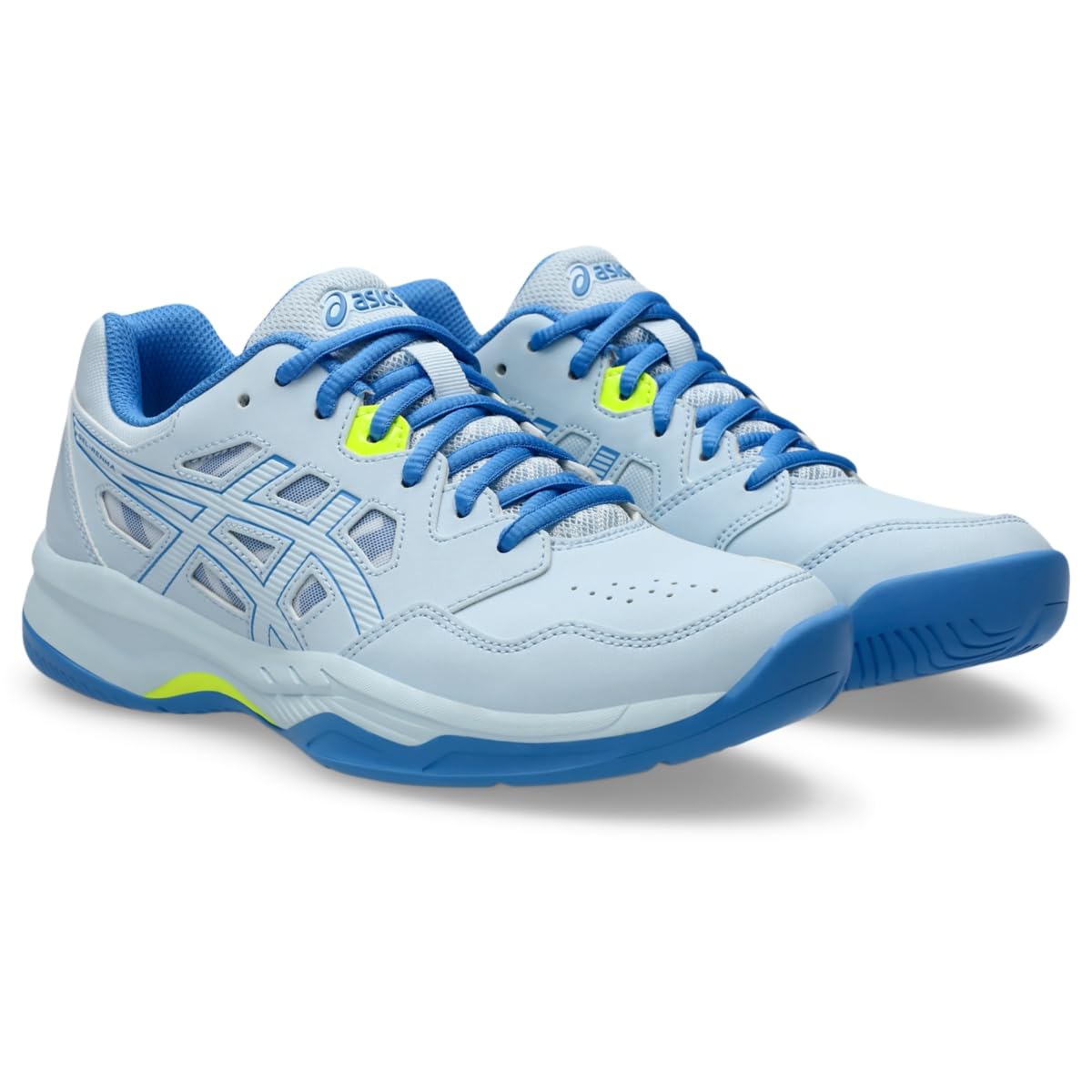 ASICS Women's Gel-RENMA Pickleball Shoes, 6.5, Light Blue/Blue Coast