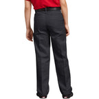 Dickies Boy's Big Flex Waist Flat Front Pants, Black, 20 Husky