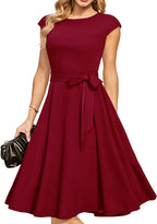 Vintage Dresses | Burgundy Bridesmaid Dresses | Prom Dress 