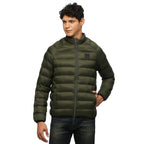 Pepe Jeans MenS A-Line Coat (Pm402934_Olive Green