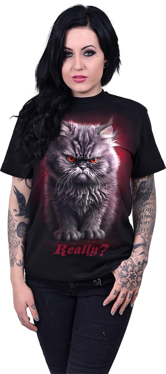 Spiral - Anger Management - Front Print T-Shirt Black - XL