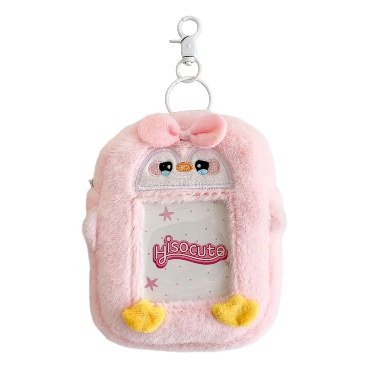 Enakshi Plush Photocard Holder Keychain For Baseball Cards Sports Cards Credit Cards Pink|Clothing Shoes & Accessories | Womens 