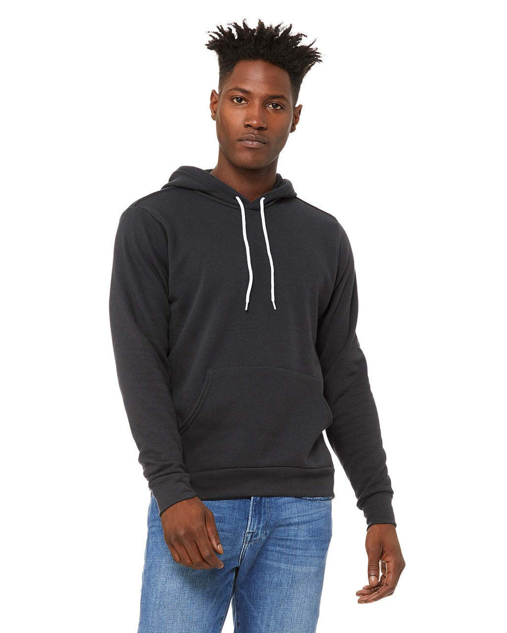 Unisex Sponge Fleece Pullover Hoodie - NAVY - S(D0102H7W2VJ)
