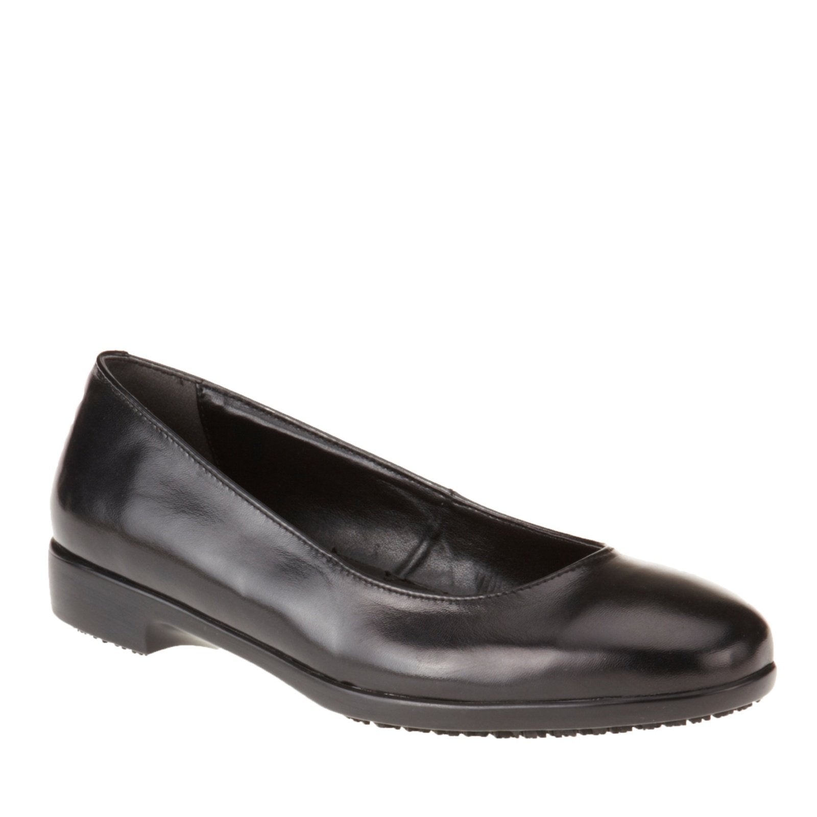 Genuine Grip 8300-5M Mens Slip-Resistant Leather Dress Shoe  Black - Size 5