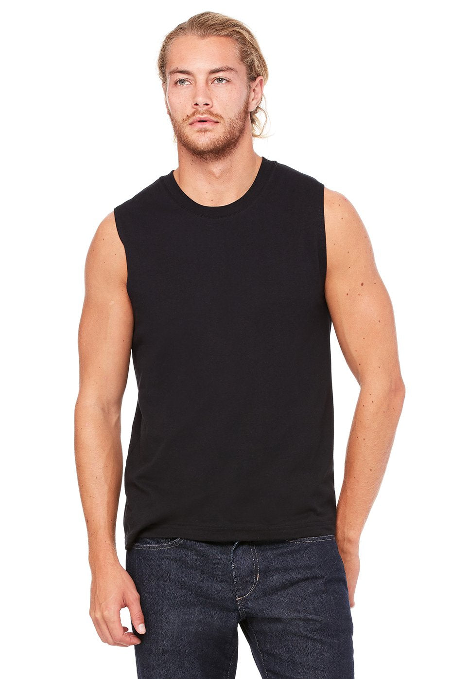 Unisex Jersey Muscle Tank - BLAcK - S(D0102H7WD9P)