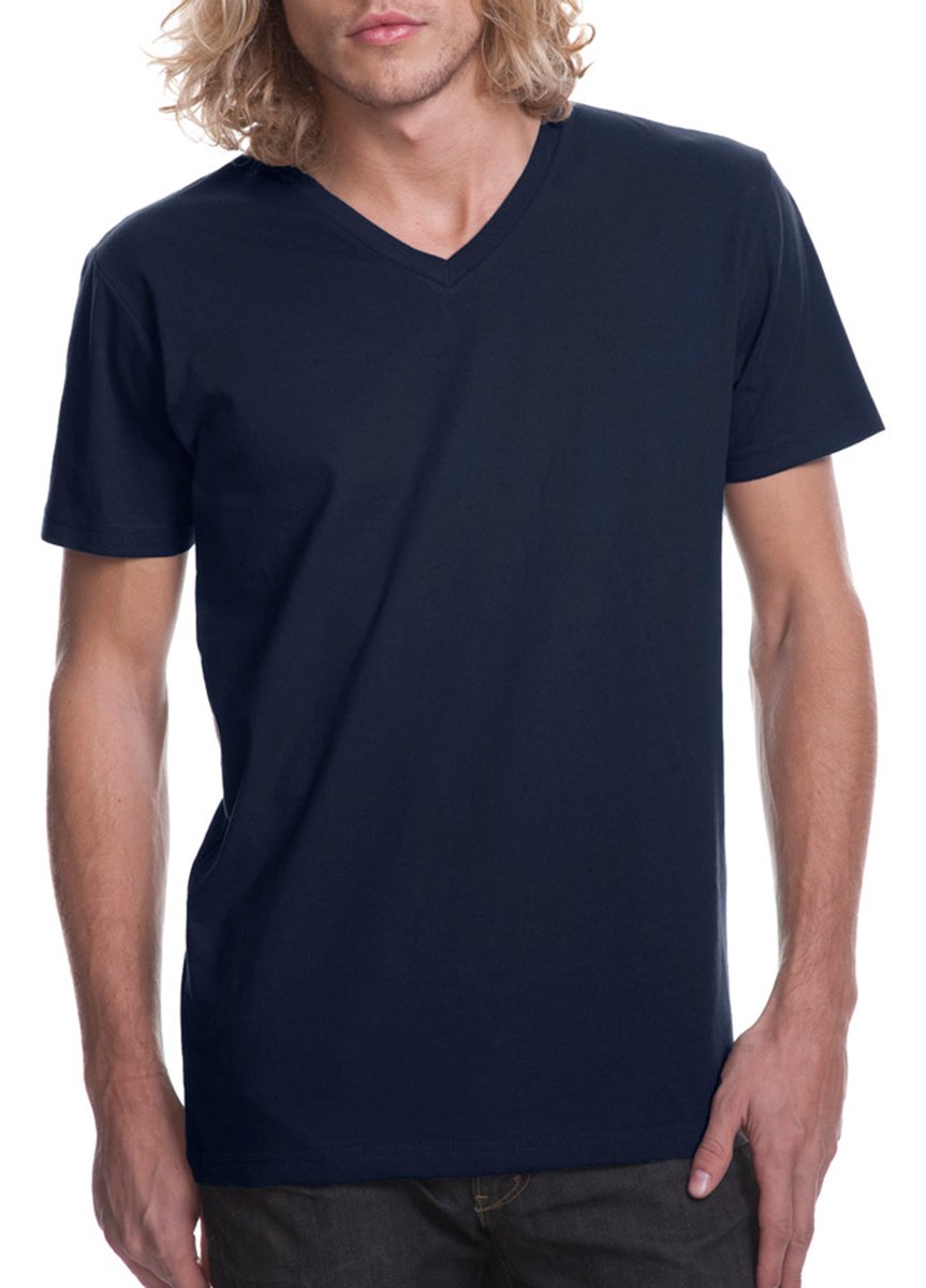 Mens cotton V - MIDNIgHT NAVY - S(D0102H7NPX6)