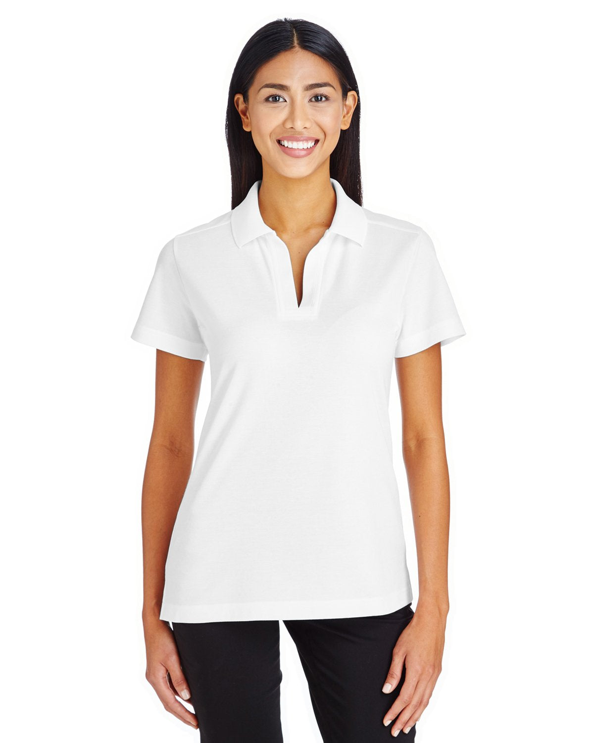 crownLux Performanceadies Plaited Polo - gRAPHITE - XS(D0102H7N9TP)