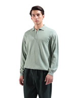 The Indian Garage Co Mens Oversized Textured Flatknit Full Sleeves Sweater