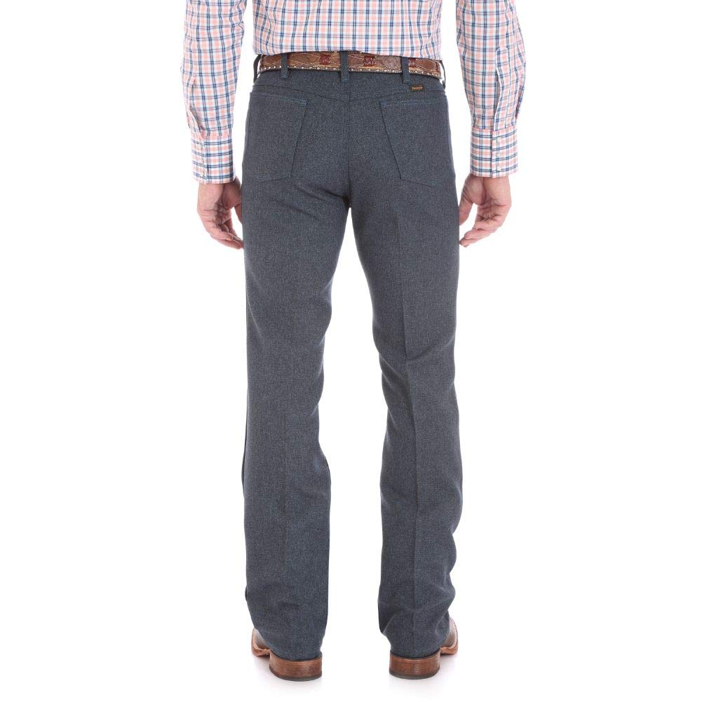 Wrangler mens Wrancher Dress jeans, Heather Blue, 42W x 29L US