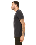 Unisex Triblend V-Neck T-Shirt - BLUE TRIBLEND - S(D0102H7WXM2)