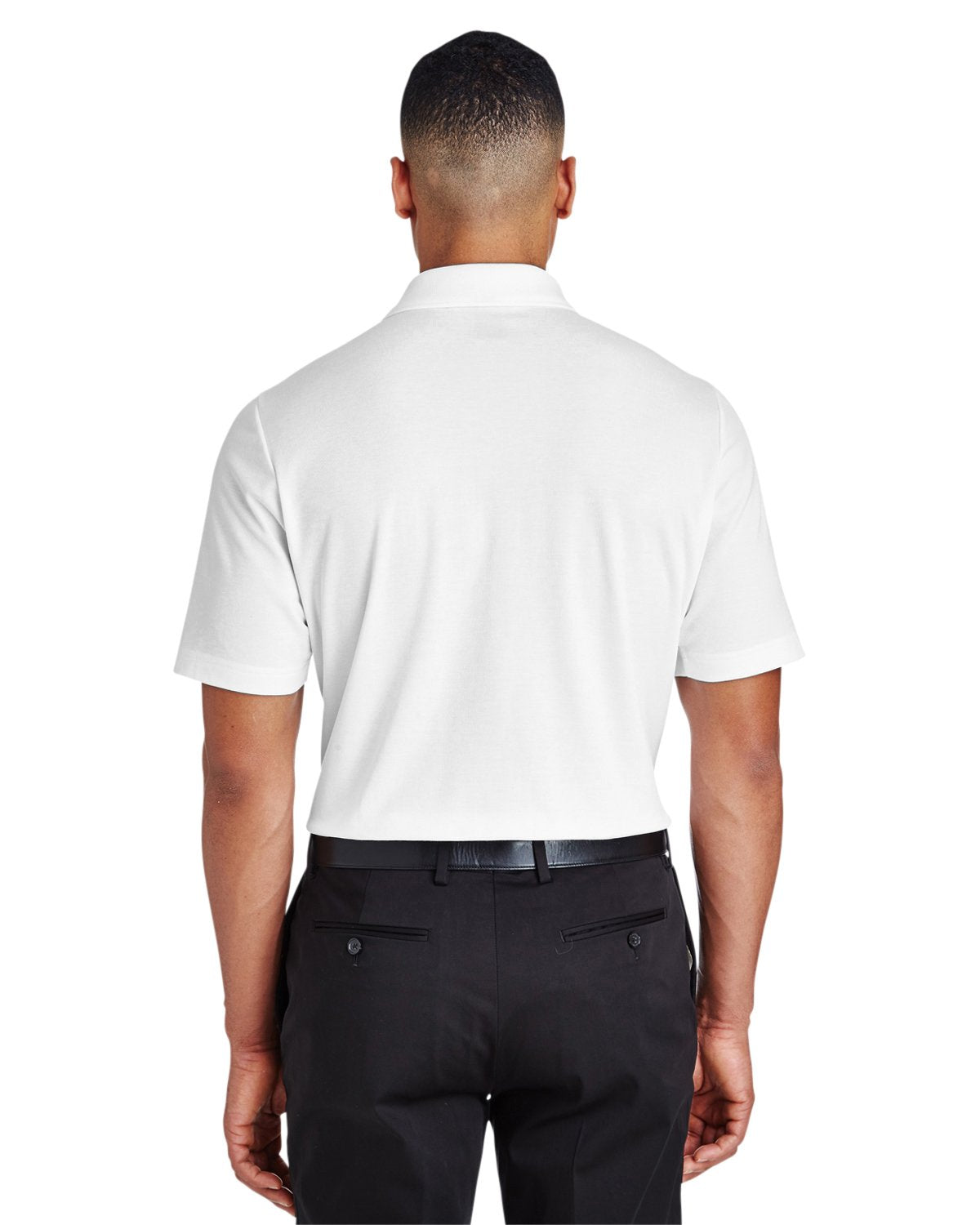 crownLux PerformanceMens Plaited Polo - gRAPHITE - 2XL(D0102H7NS26)