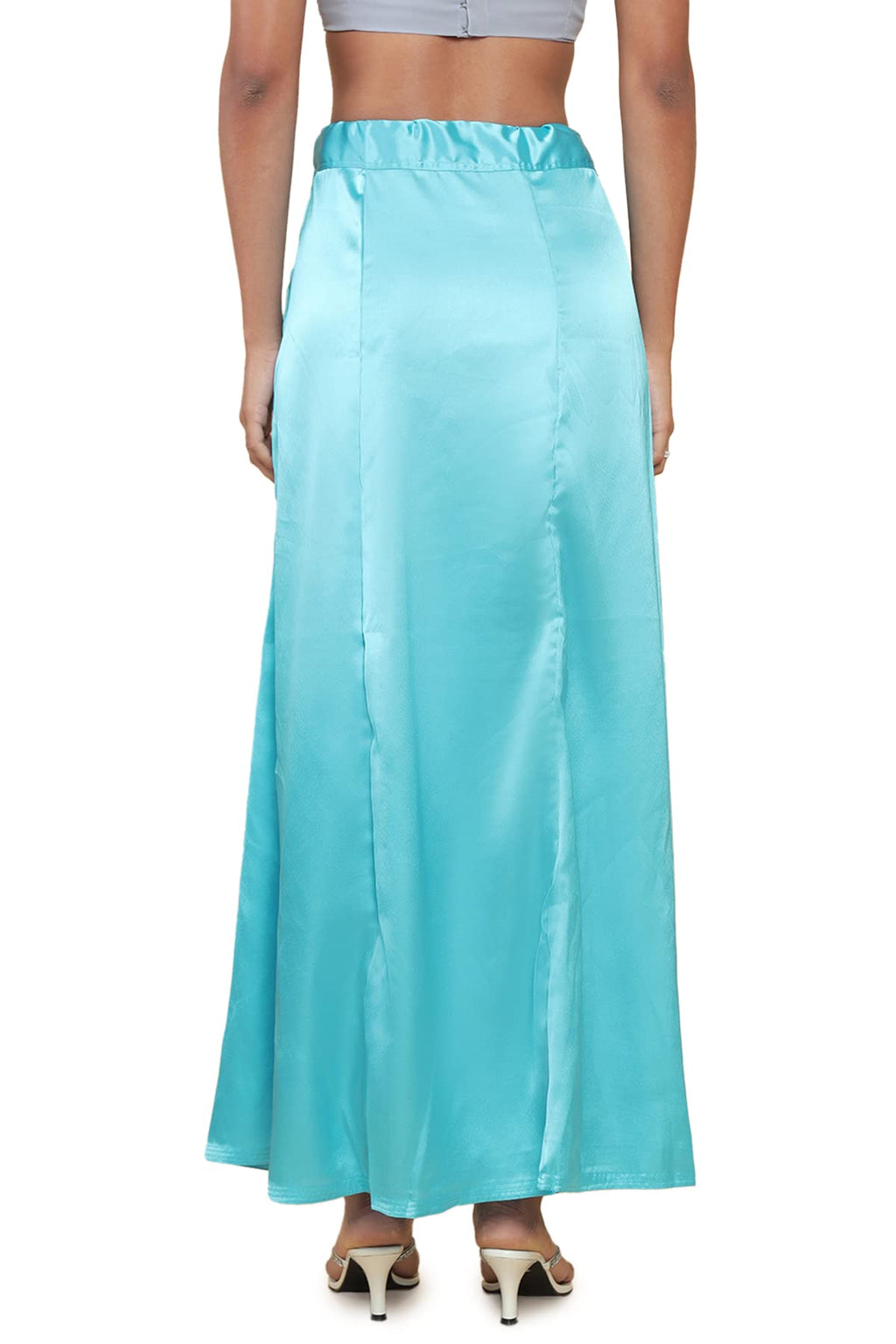 Soch LT Blue Satin Petticoat