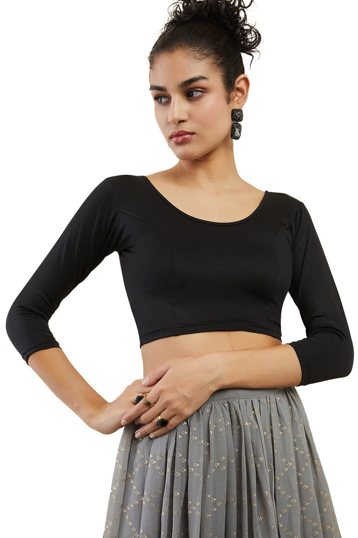 Soch Women Cotton Sleeve Hosiery Prince Cut Blouse