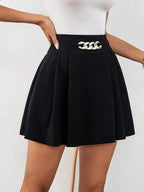 ADDYVERO Womens Elegant & Casual A-Line Mini Skirt Black