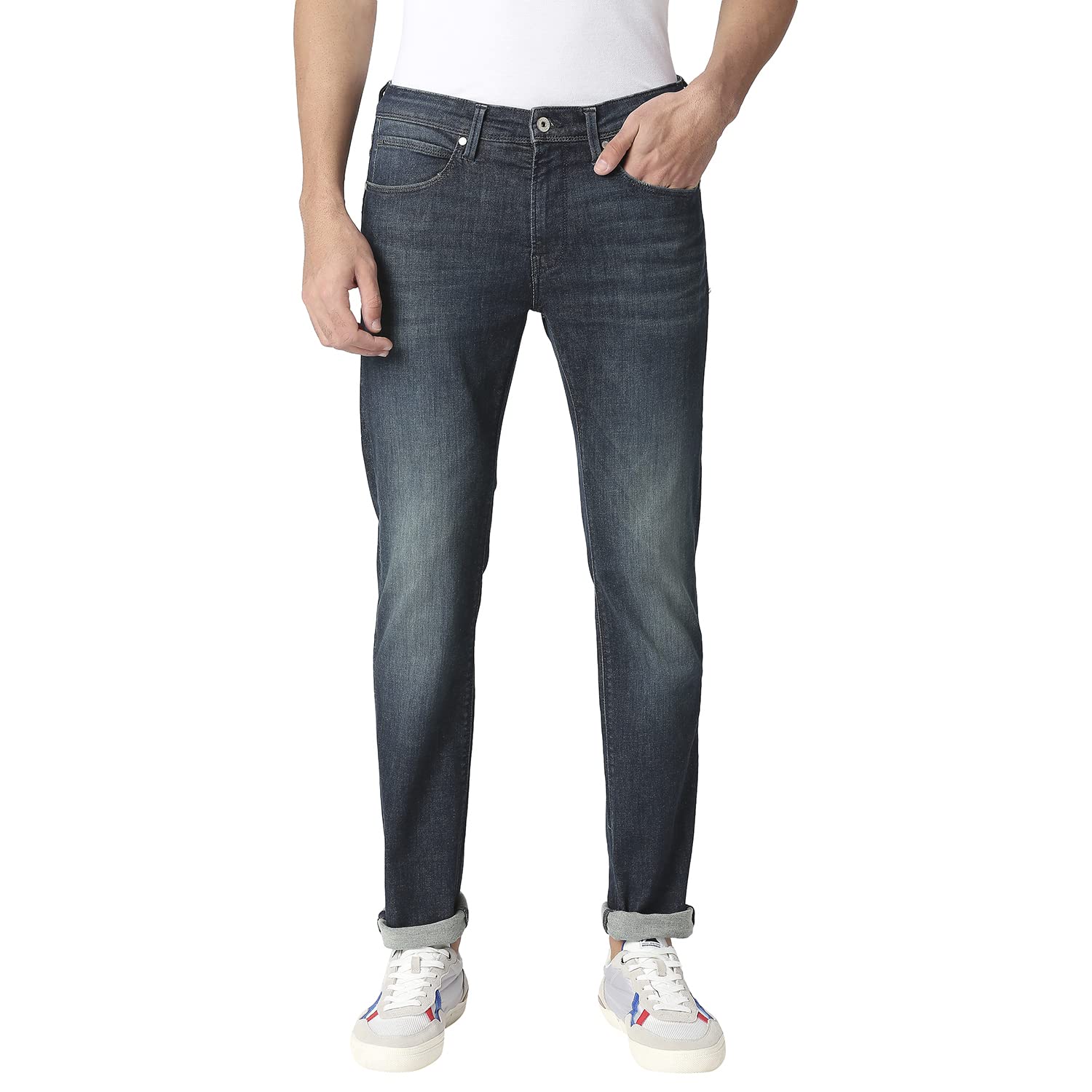 Pepe Jeans MenS Slim Jeans (Pm207140R193_Blue Black Used