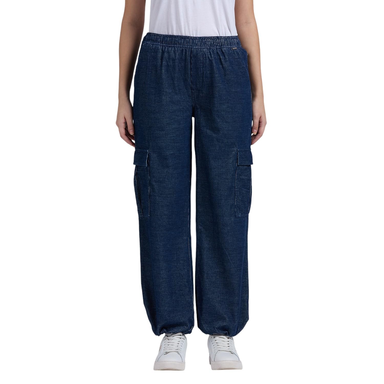 Pepe Jeans Blue Mid Waist Cargo