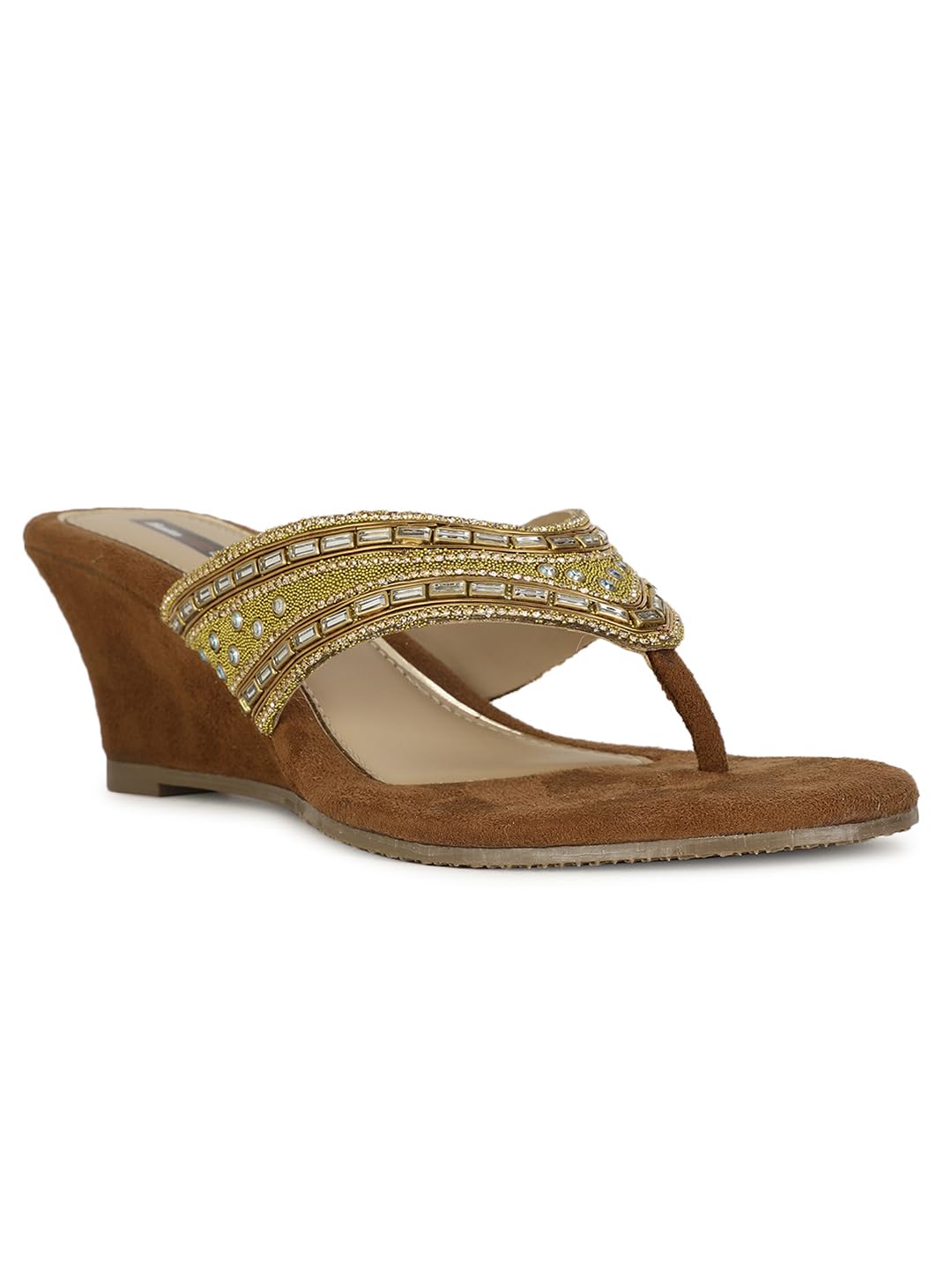 Marie Claire Candace Thong E Women Causal Slipper in Brown Sise 7 7