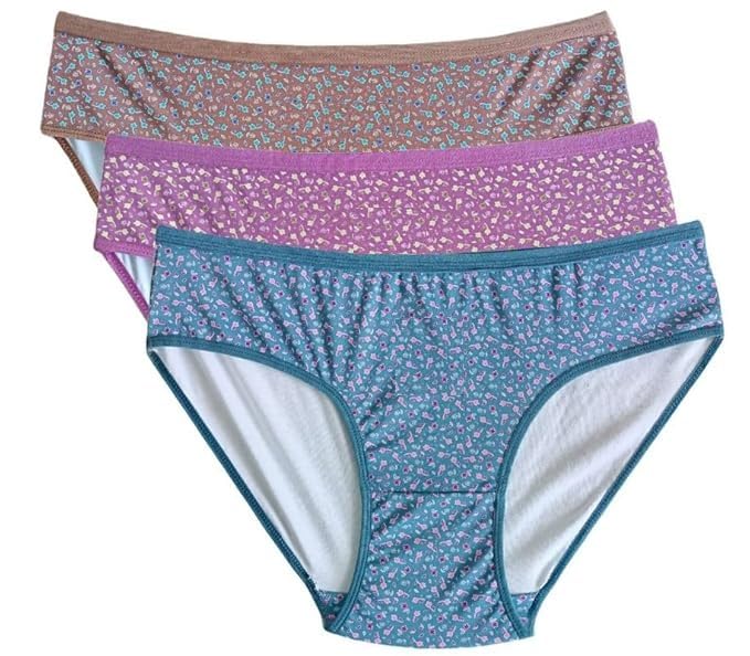 Trendyindo WomenS Soft Cotton Hipster Briefs Printed Panties | Elastic Waistband, Seamless, Regular Fit, Comfort Underwear Comb 9