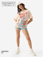 The Souled Store Tom and Jerry: Devious Duo Women Oversized T-Shirts