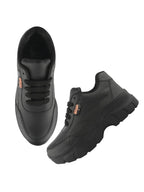 Shoetopia WomenS Flat Sneakers Black