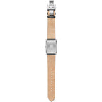 Bulova Frank Lloyd Wright Robie House Stainless Steel 3-Hand mens Quartz Watch, Gray Leather Strap Style: 96A287