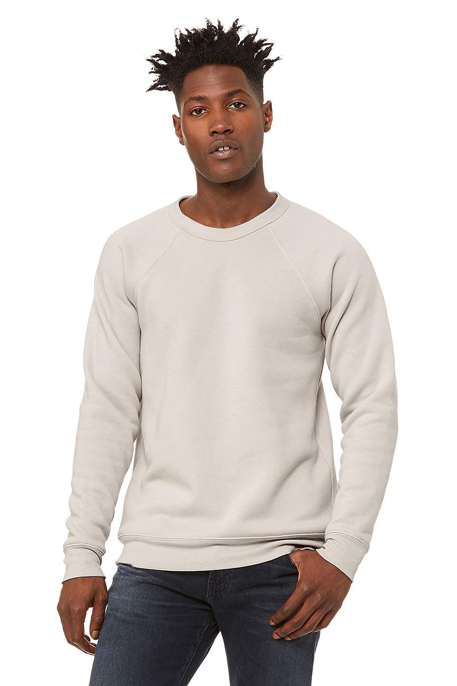 Unisex Sponge Fleece crewneck Sweatshirt - DK gRY MRBLE FLc - M(D0102H7W1DT)
