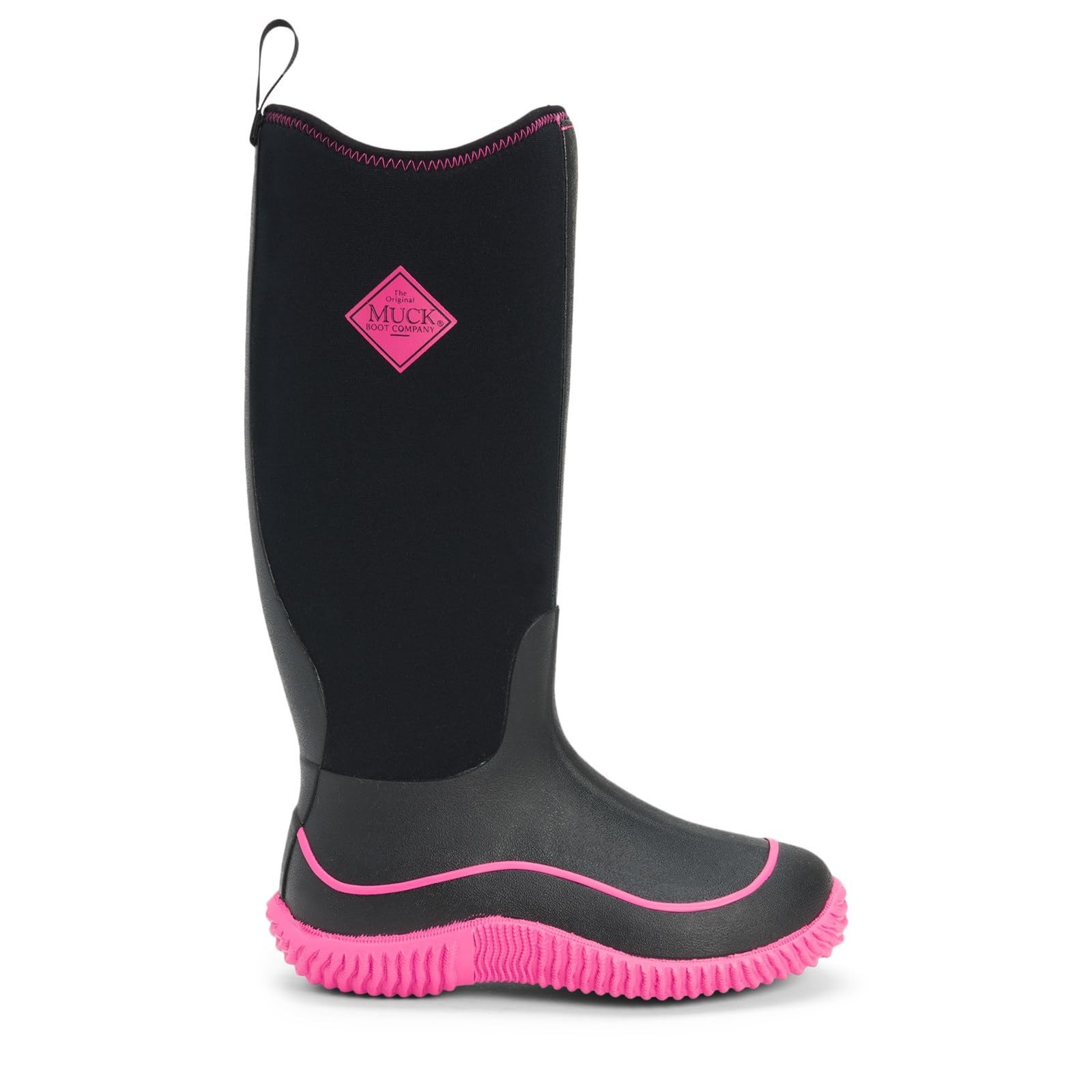 Honeywell Safety Products 255150 Hale Muck Boot&#44; Black & Hot Pink - Size 5