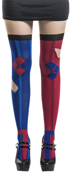 DC Comics Harley Quinn Women's Sheer Costume Tights