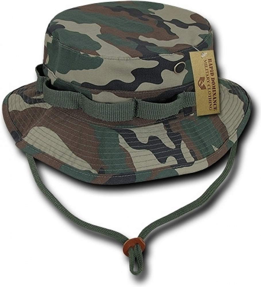 Rapid Dominance R71-PL-WDL-04 Ripstop Boonies Hat  Woodland - Extra Large