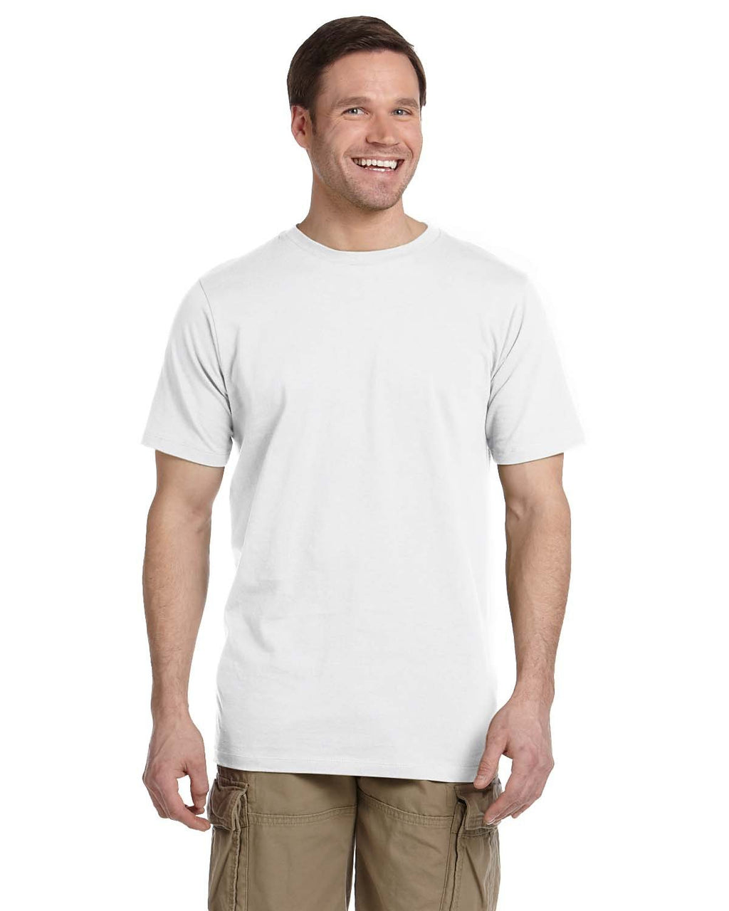 Mens Ringspun Fashion T-Shirt - BLAcK - S(D0102H7Z21X)