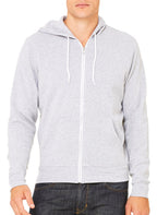 Unisex Sponge Fleece Full-Zip Hooded Sweatshirt - ASPHALT - 2XL(D0102H7WMH8)