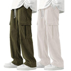 Greciilooks Cargo Joggers For Men  Cotton Loose Fit Utility Pants With 6 Pockets | Durable Outdoor & Hiking Trousers (Available 