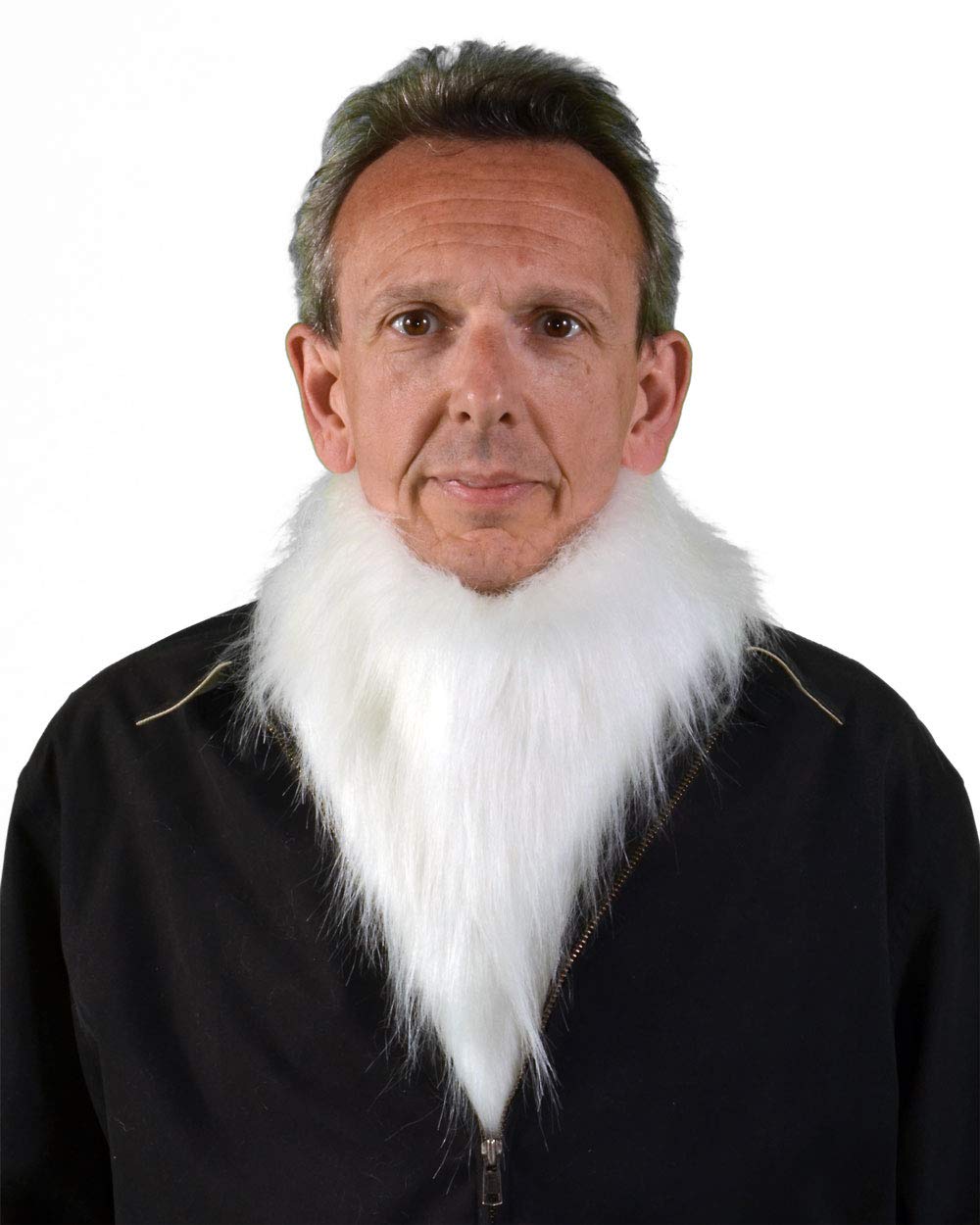 Zagone Studios C1024 Costume Collar  White Fur - One Size