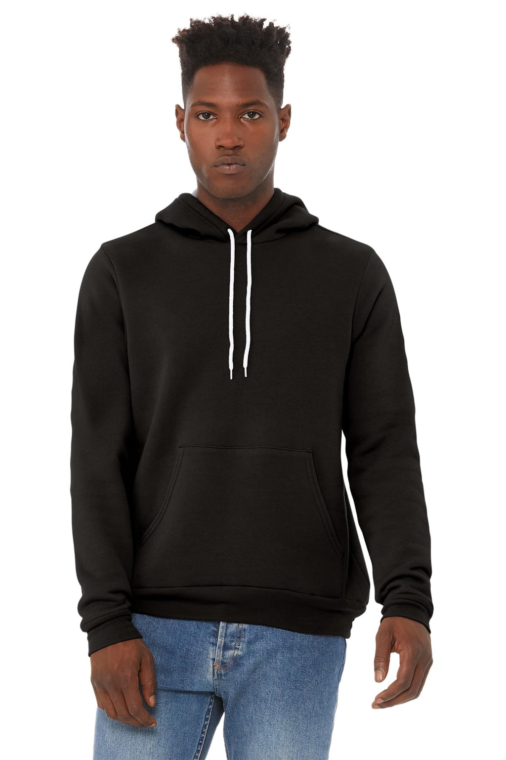 Unisex Sponge Fleece Pullover Hoodie - NAVY - S(D0102H7WIYP)