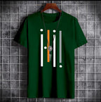 LookMark Mens Stylish Pure Cotton Printed Regular Fit Tshirt