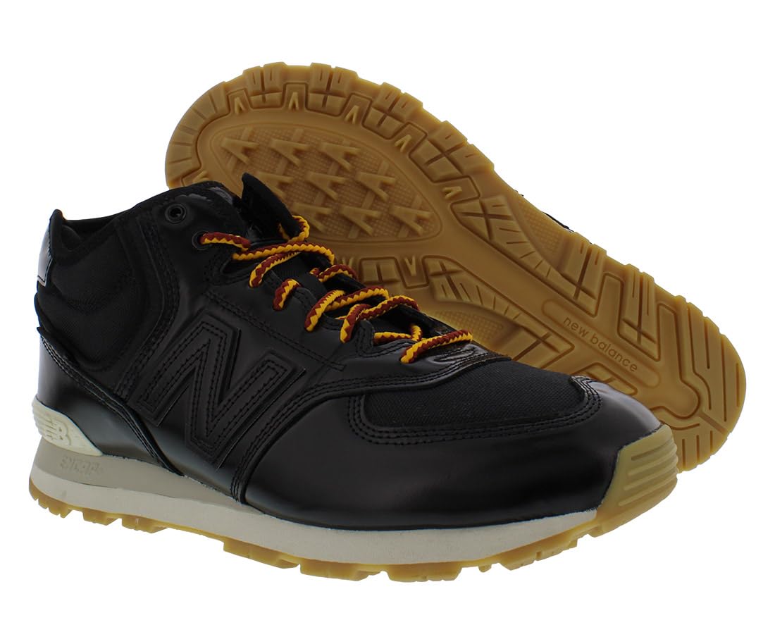 New Balance 574H Unisex Shoes Size 9.5, Color: Black/White