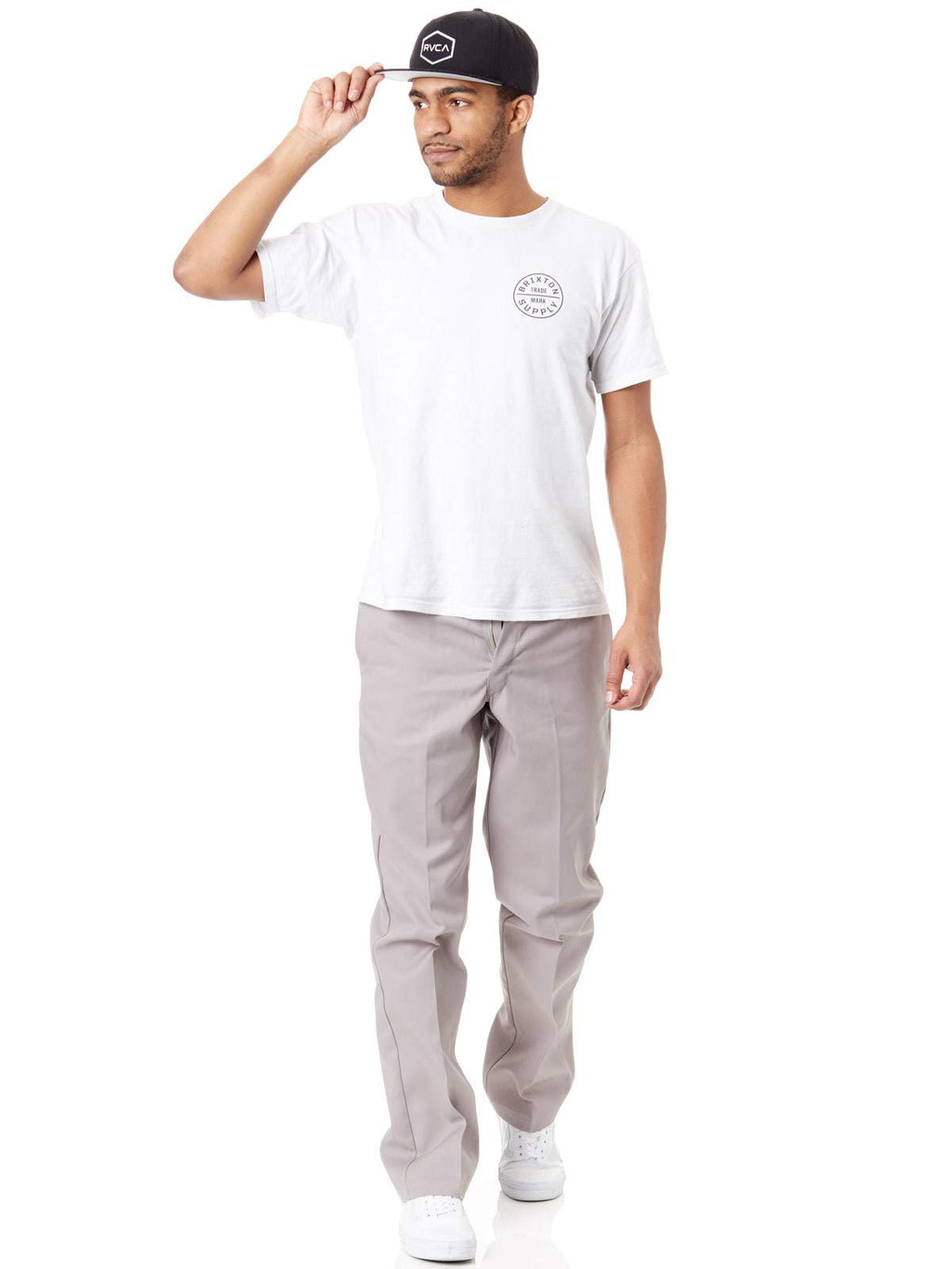 Dickies Men's Big and Tall Original 874 Work Pant, Silver Gray, 46 32