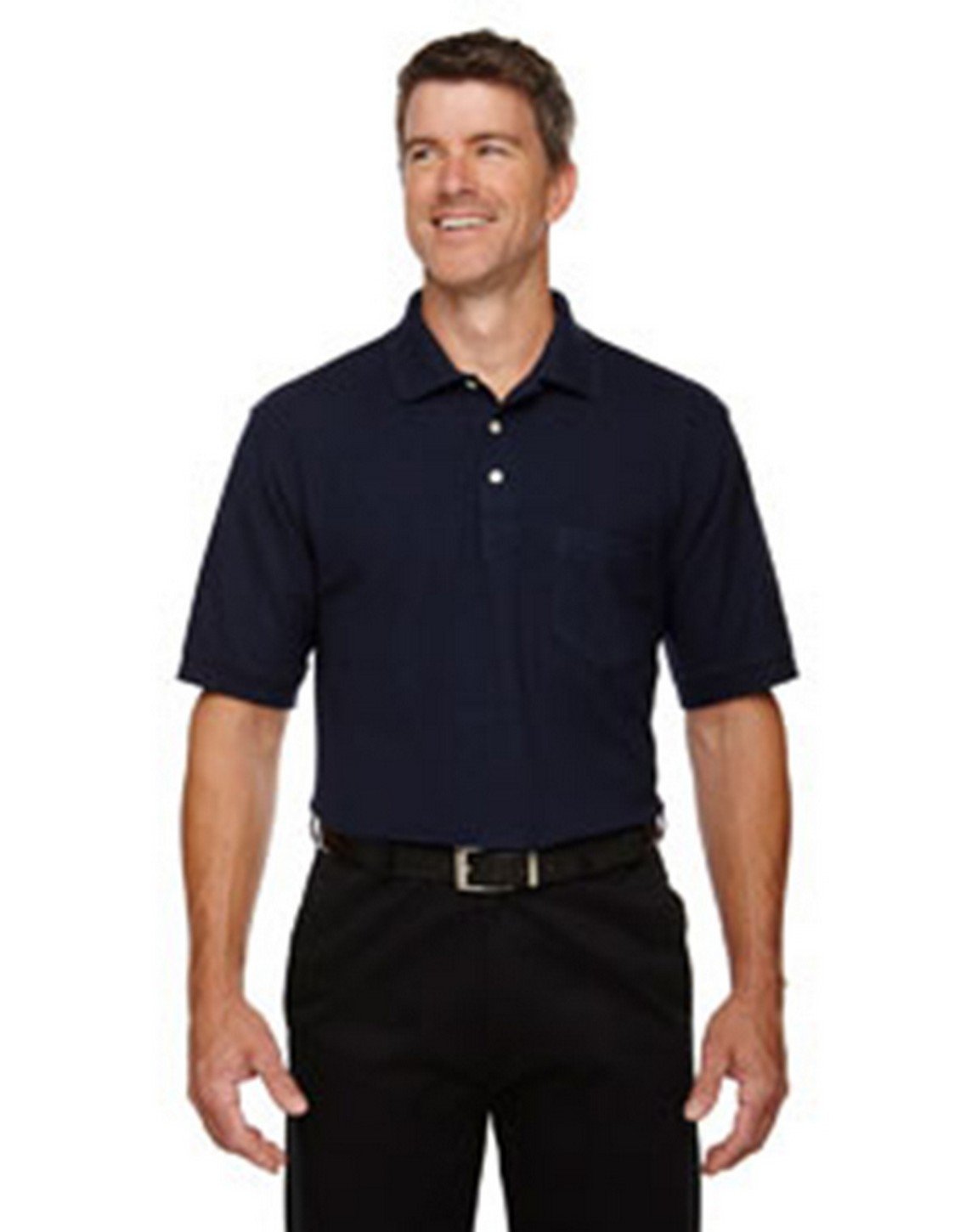 Mens DRYTEc20Performance Pocket Polo - gRAPHITE - S(D0102H76TFP)