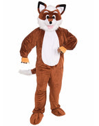 Forum Novelties Men's Promotional Fox Mascot Costume, Brown/White, One Size