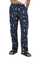 Bewakoof MenS All Over Printed Regular Fit Poplin Pyjama_694154_Blue_Xl