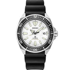 SEIKO SRPE37 Automatic Dive Watch for Men - Prospex Collection - White Dial, LumiBrite Hands, Magnified Date Calendar - 200M Wat