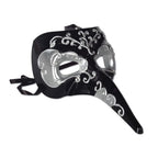 Beistle Black Silver Long Nose Mask (54207-BKS)
