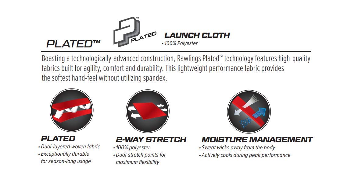 Rawlings Mens Lnchkp-bg-89 Pant, Grey, Medium US