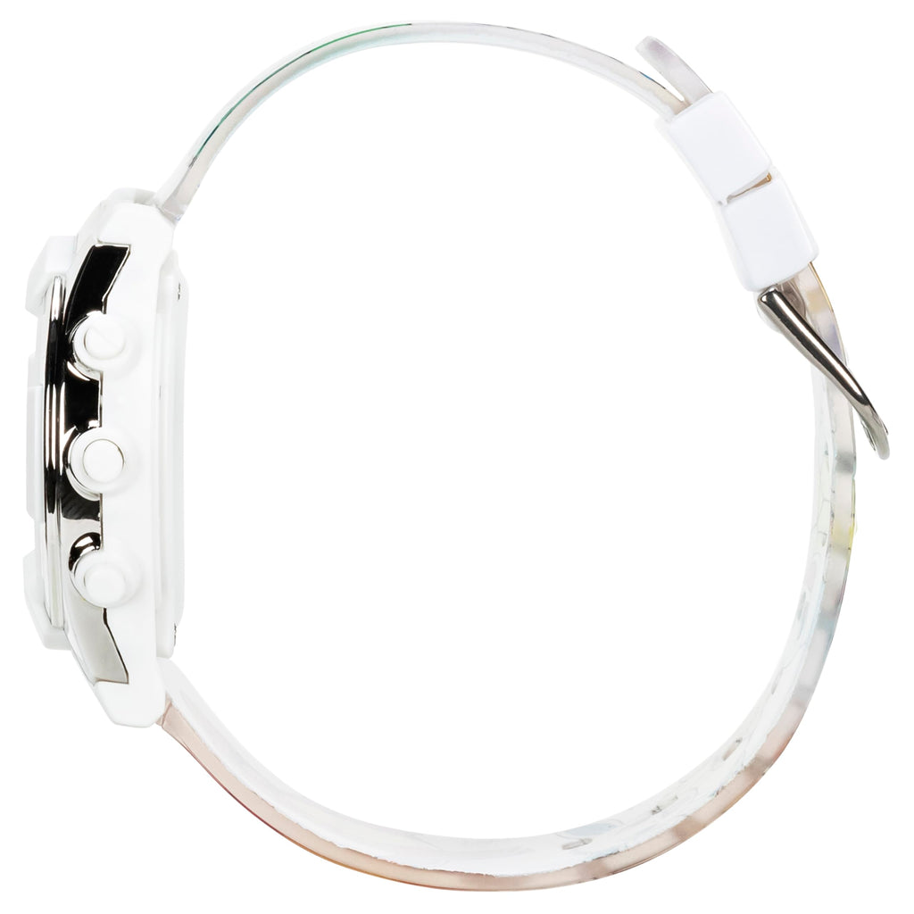 Accutime Kids Pokemon Pikachu Digital LCD Quartz White Wrist Watch with White Strap, Cool Inexpensive Gift & Party Favor for Boy