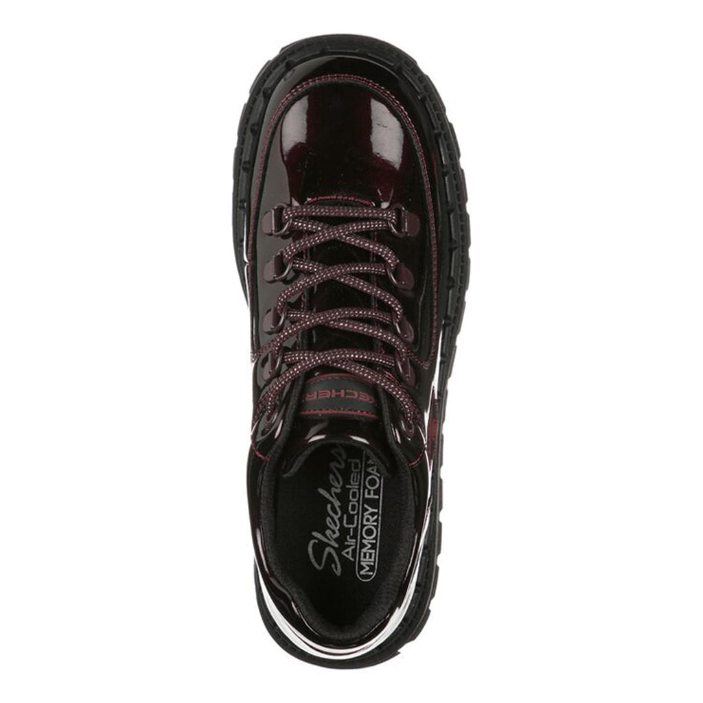 Skechers Women's Heritage Boot Fashion, Burgundy, 5.5