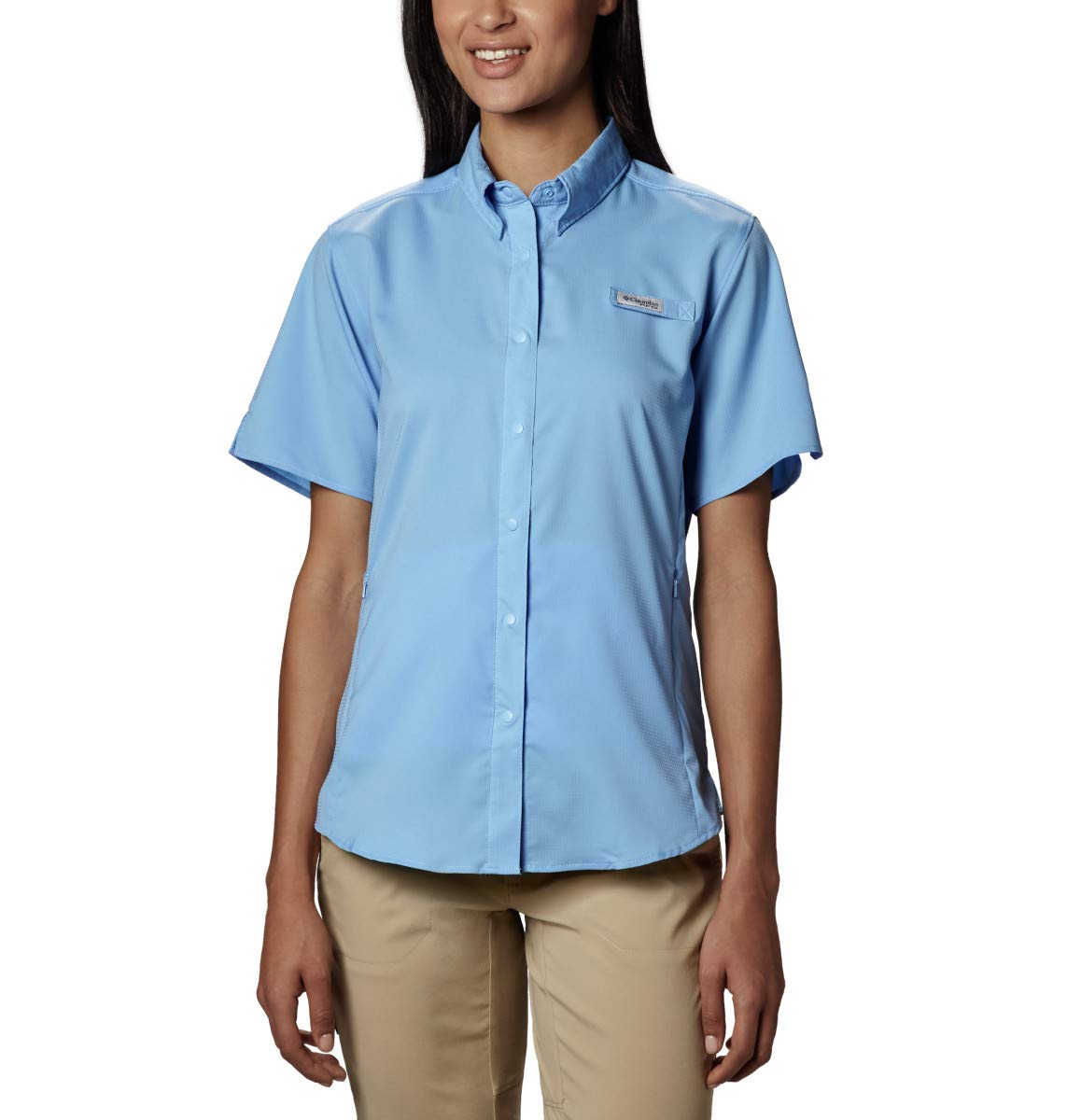 Ladies TamiamiII Short-Sleeve Shirt - WHITE - XS(D0102H7MSFJ)