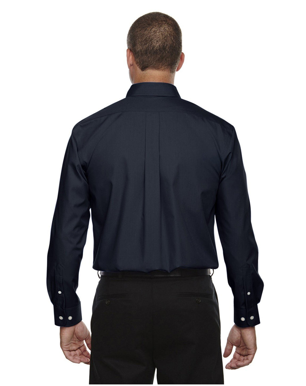 Mens crown Woven collectionSolid Broadcloth - WHITE - 5XL(D0102H7NJF2)