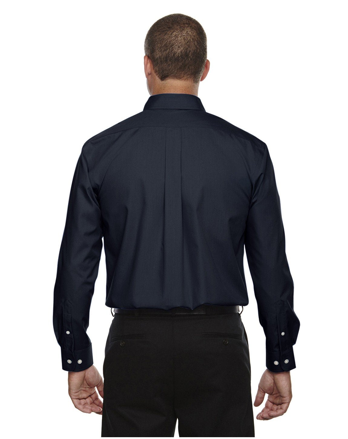 Mens crown Woven collectionSolid Broadcloth - WHITE - 5XL(D0102H7NJF2)