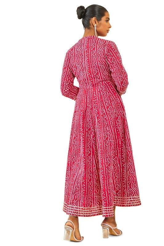 Soch Women Cotton Anarkali Kurta